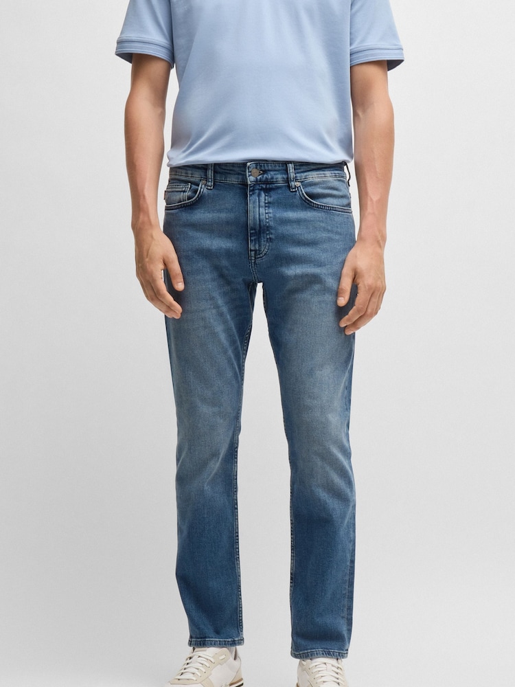 BOSS Blue Slim Fit Delaware Stretch Jeans - Image 1 of 5