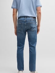 BOSS Blue Slim Fit Delaware Stretch Jeans - Image 2 of 5