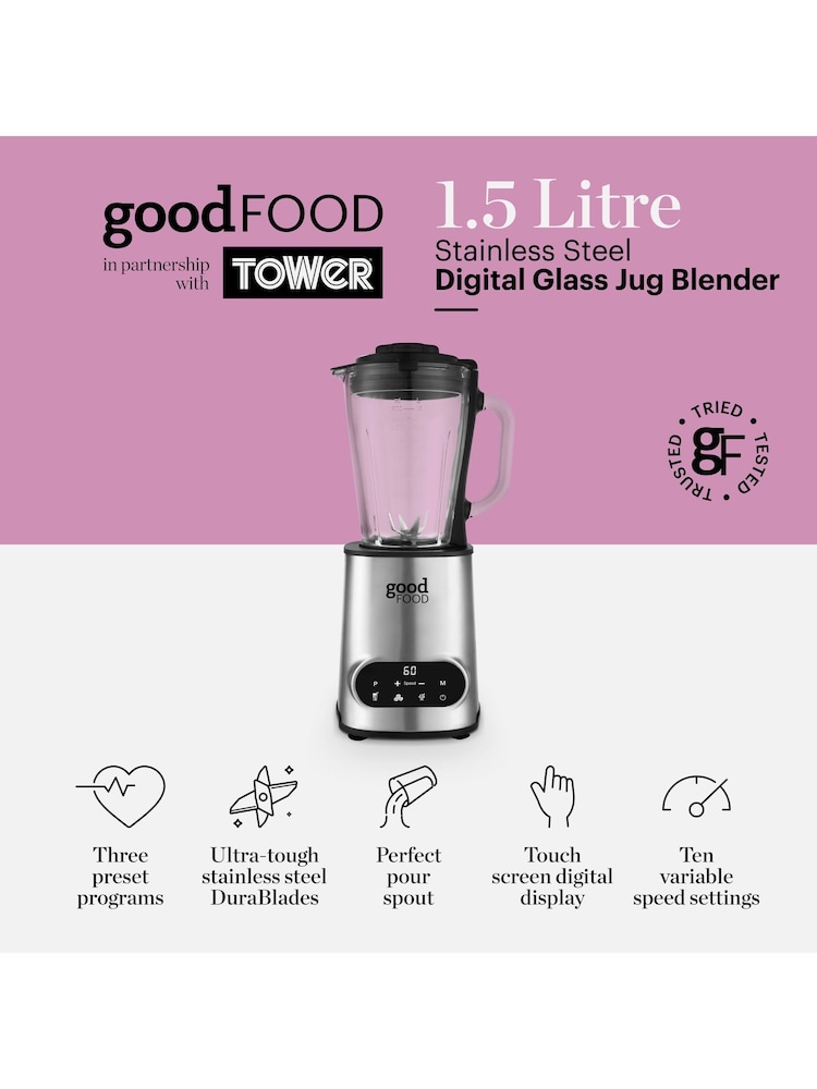 Good Food Black Digital Jug Blender - Image 8 of 8