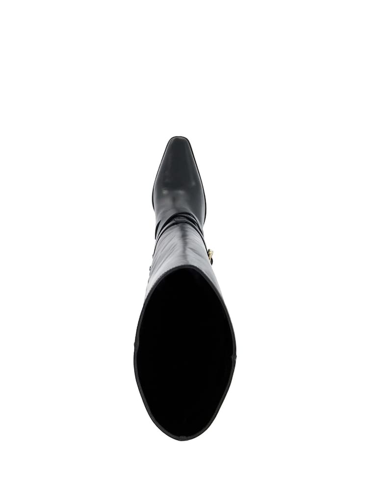 črna - Dune London Solanna Knee High gležnjarji - Slika 6 iz 6