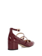 rdeča - Dune London Pristop Triple Strap Maryjane Nizki sodni pete - Slika 4 iz 6