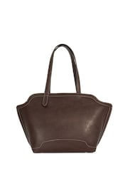 Dune London Brown Large Decided Smart Tote Bag - Image 3 of 5