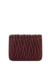Dune London Red Kaci Bug Quilt Cardholder Purse - Image 2 of 5