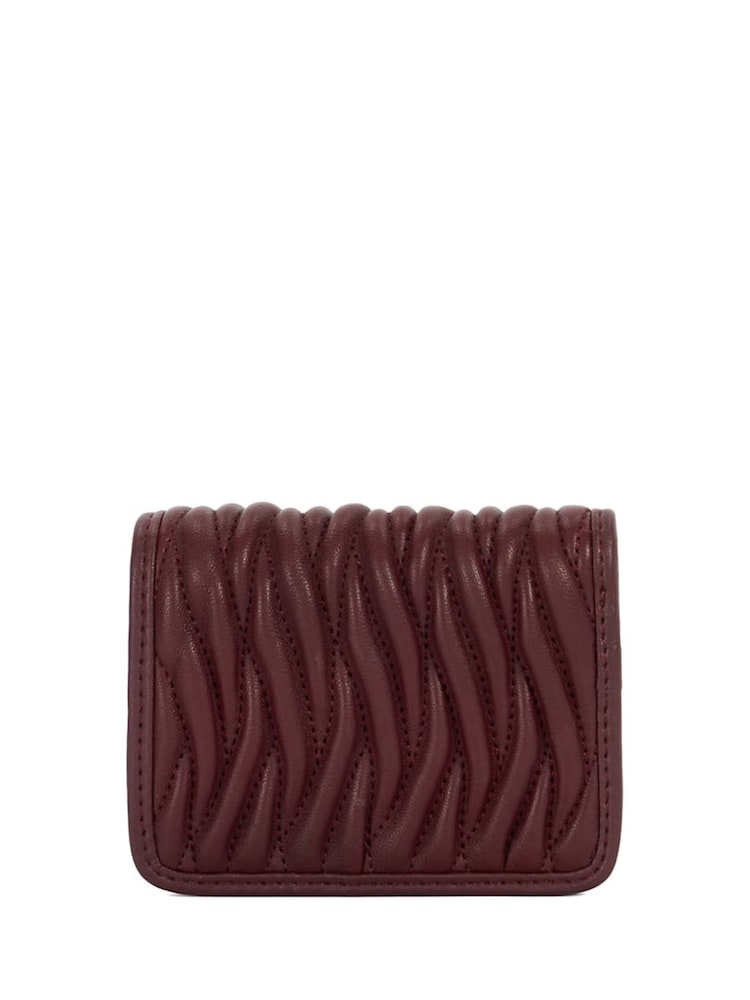 Dune London Red Kaci Bug Quilt Cardholder Purse - Image 2 of 5