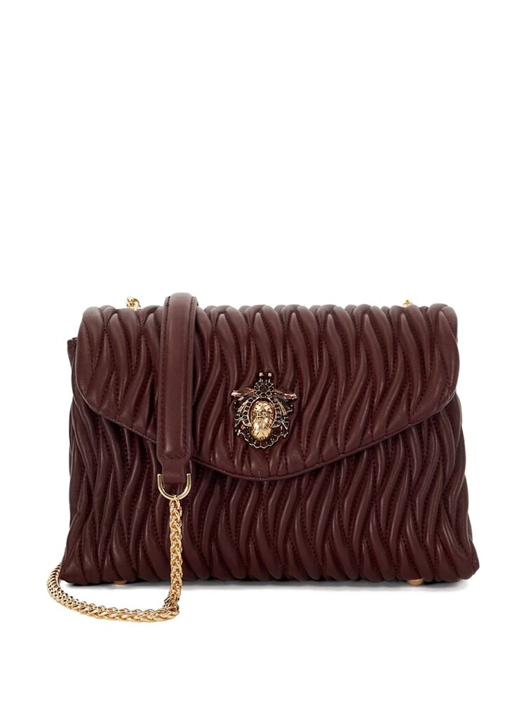 Dune London Red Darling Bug Quilt Shoulder Bag - Image 2 of 5