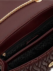 Dune London Red Darling Bug Quilt Shoulder Bag - Image 5 of 5
