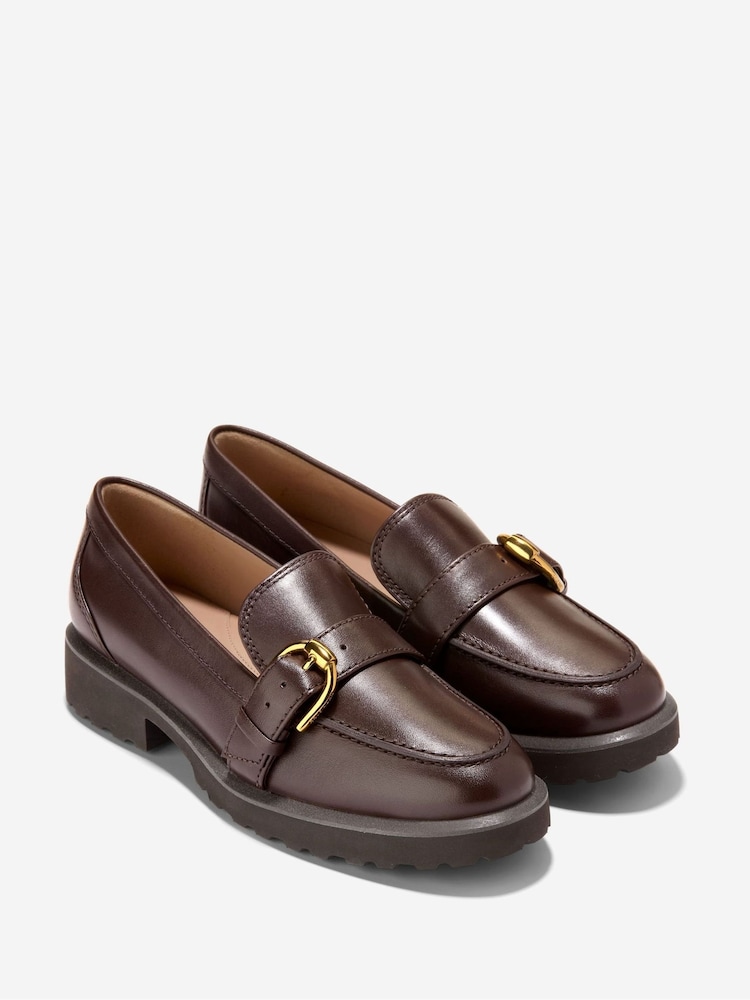 Cole Haan Womens Giana Buckle Loafers - Image 2 of 6 Cole Haan Womens Giana Buckle Loafers - Image 2 of 6