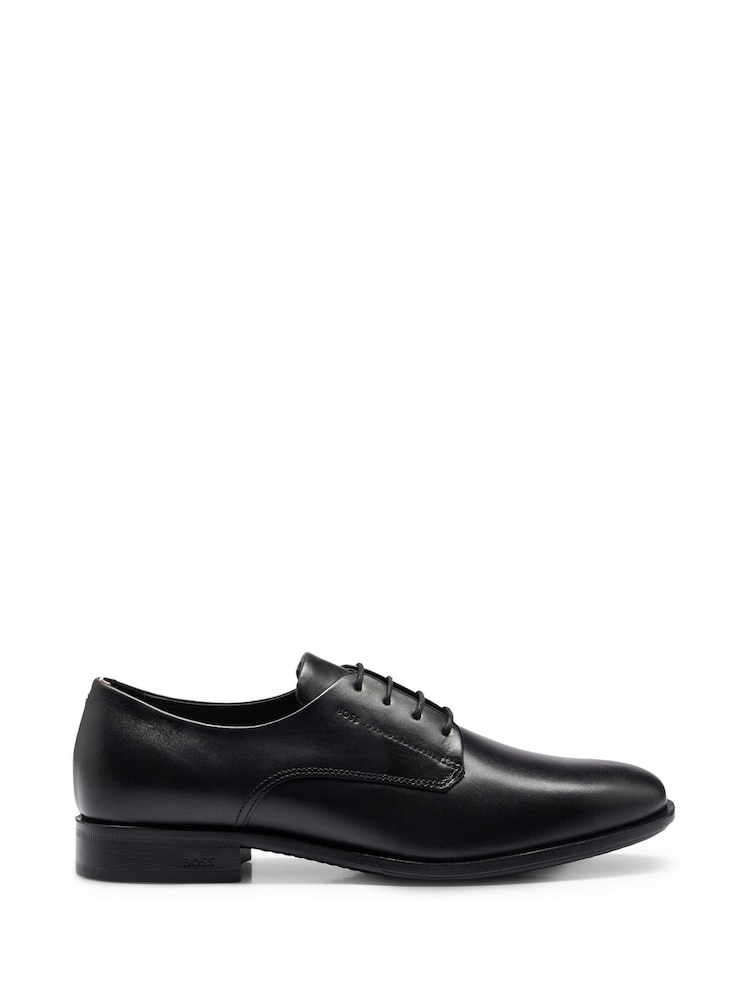 BOSS Black Leather Derby Shoes - Image 1 of 4 BOSS Black Leather Derby Shoes - Image 1 of 4
