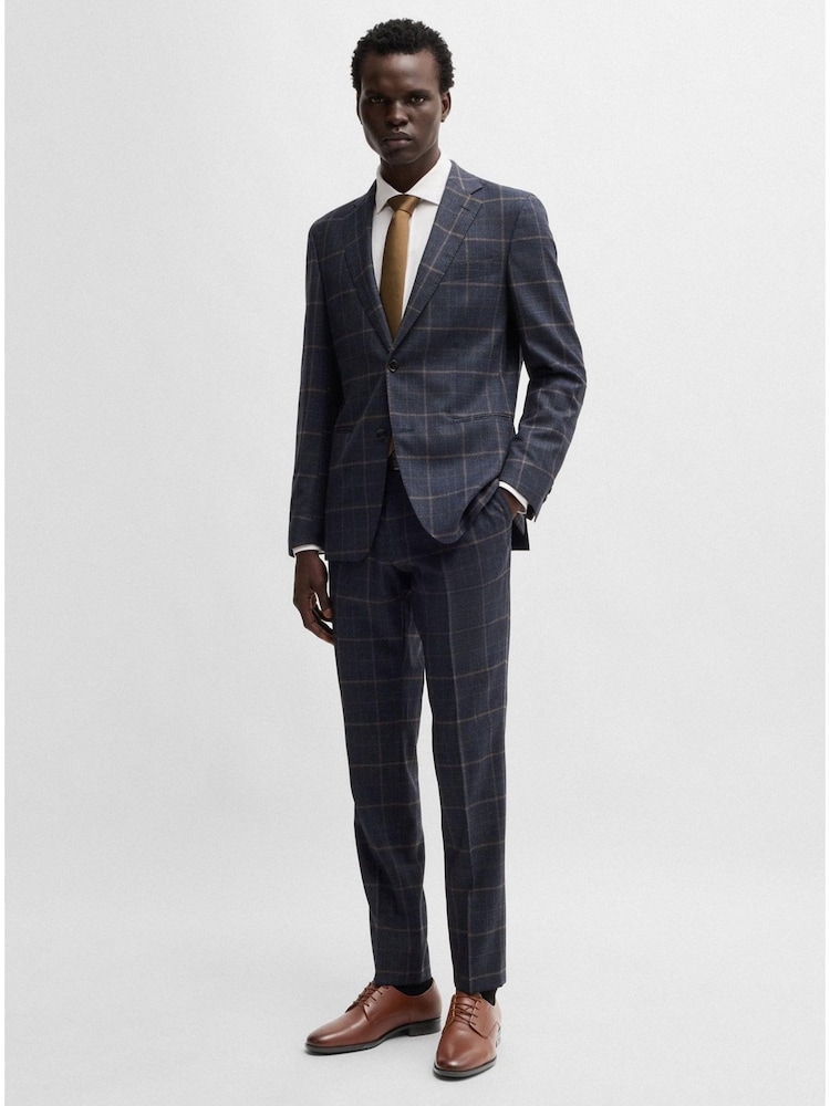 BOSS Brown Light Leather Derby Shoes - Image 1 of 1