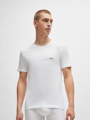 BOSS Brown/White/Black Classic Crew Neck T-Shirts 3 Pack - Image 2 of 9