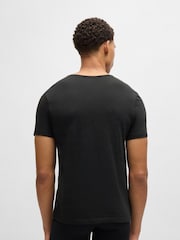 BOSS Brown/White/Black Classic Crew Neck T-Shirts 3 Pack - Image 3 of 9