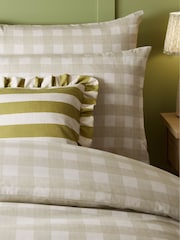 Furn Natural Hartsford Gingham Duvet Set - Image 3 of 3