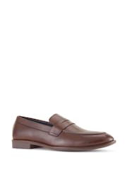 Skopes Brown Leather Loafers - Image 1 of 4