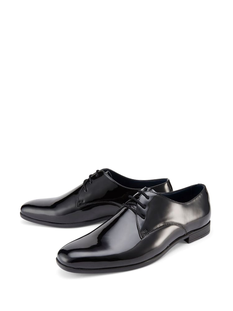 Skopes Black Patent Dress Shoes - Image 2 of 4