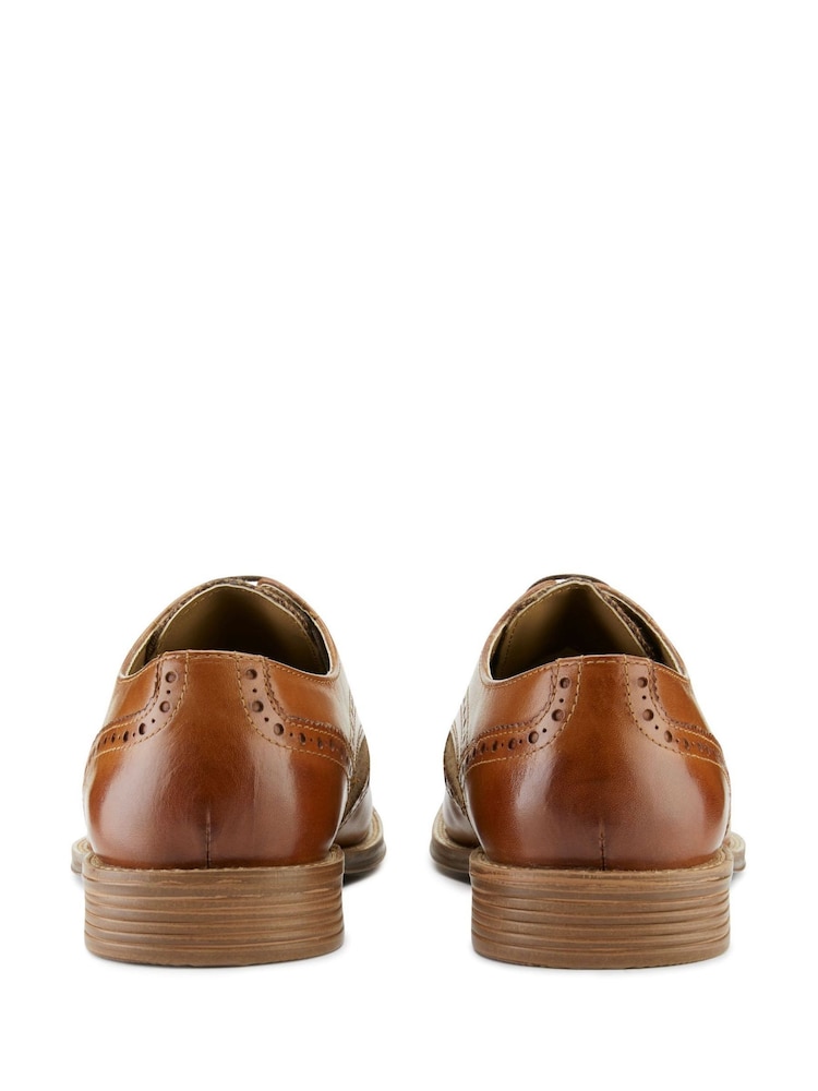 Buy Skopes Brown Tweed Brogues Shoes from Next USA display picture 2
