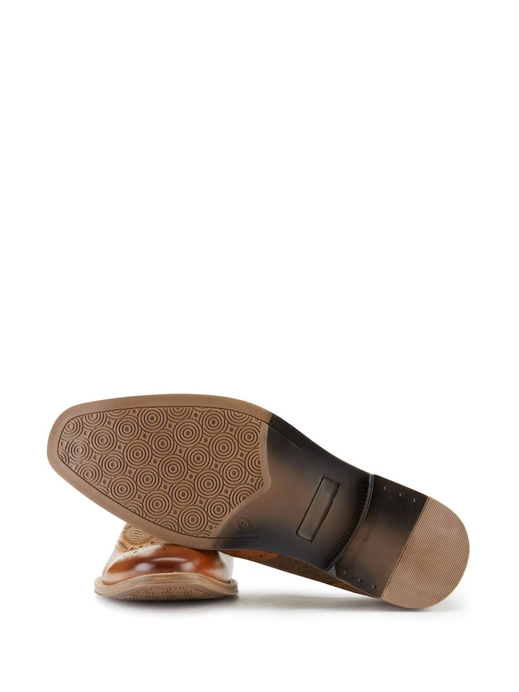 Skopes Brown Tweed Brogues Shoes - Image 4 of 4