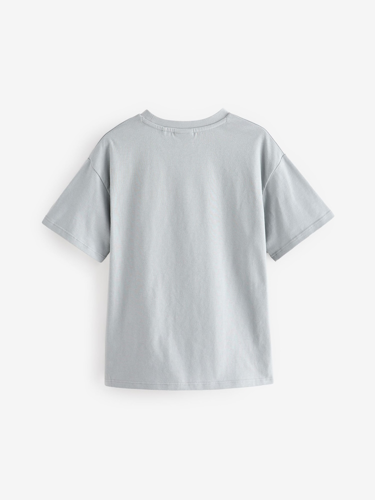 Grey Wicked Oversized T-Shirt (6-16yrs) - Image 2 of 4