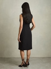 Reiss – Mahlon – gestepptes ärmelloses Kleid mit durchgehendem Reißverschluss - Bild 5 von 7