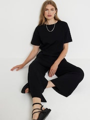 River Island 2 Piece 100% Cotton T-Shirt and Trousers Set - Изображение 1 из 6