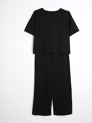 River Island 2 Piece 100% Cotton T-Shirt and Trousers Set - Изображение 5 из 6