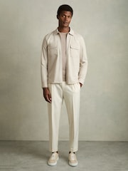 Reiss Stone Ascend Technical Zip-Through Overshirt - Image 3 of 7