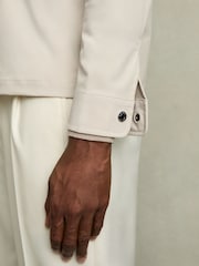 Reiss Stone Ascend Technical Zip-Through Overshirt - Image 6 of 7