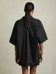 Reiss Alice Hemdkleid aus gewebter Baumwolle mit Gürtel - Bild 4 von 5