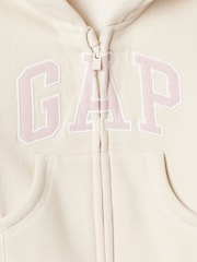 Mono con capucha y cremallera con logo de Gap (recién nacidos) - 24 meses) - Imagen 3 de 3
