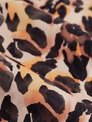 Furn Leopard Print Eyelet Curtain - Image 5 of 5