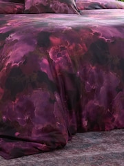 Wylder Amethyst 100% Cotton Marble Duvet Set - Image 3 of 3