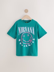 Green Nirvana License T-Shirt (3-16yrs) - Image 5 of 8