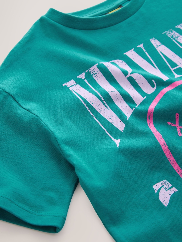 Green Nirvana License T-Shirt (3-16yrs) - Image 8 of 8