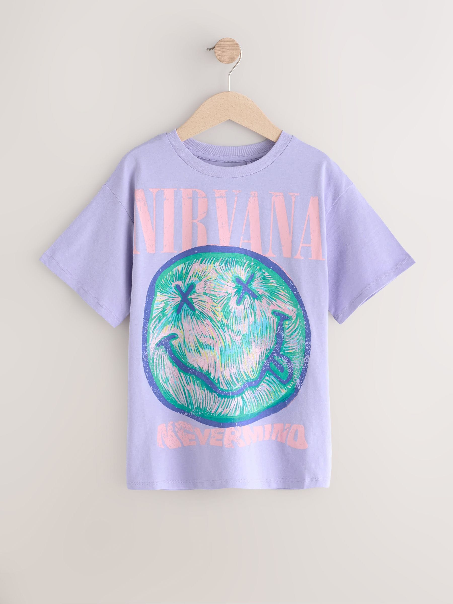 Buy Purple Nirvana License T-Shirt (3-16yrs) from Next USA