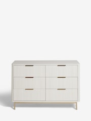 White Emilie Oak Effect Chest of Drawers - Image 1 of 1
