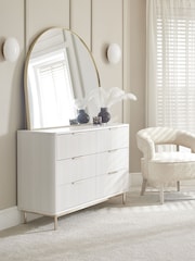 White Emilie Oak Effect Chest of Drawers - Image 2 of 8
