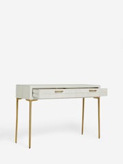 Light Natural Isla Solid Mango Console Dressing Table - Image 3 of 10