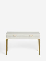 Light Natural Isla Solid Mango Console Dressing Table - Image 7 of 10