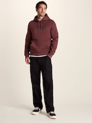 Tog 24 Brown Hazelhurst Supersoft Heavyweight Graphic Print Hoodie - Image 2 of 7
