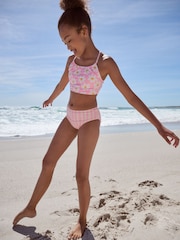Pink Floral Lightly Padded Bikini (8-16yrs) - Image 3 of 8