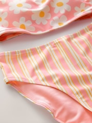 Pink Floral Lightly Padded Bikini (8-16yrs) - Image 8 of 8