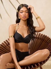 Noir - Lipsy Mid Rise Bikini Bottoms - Image 4 de 4