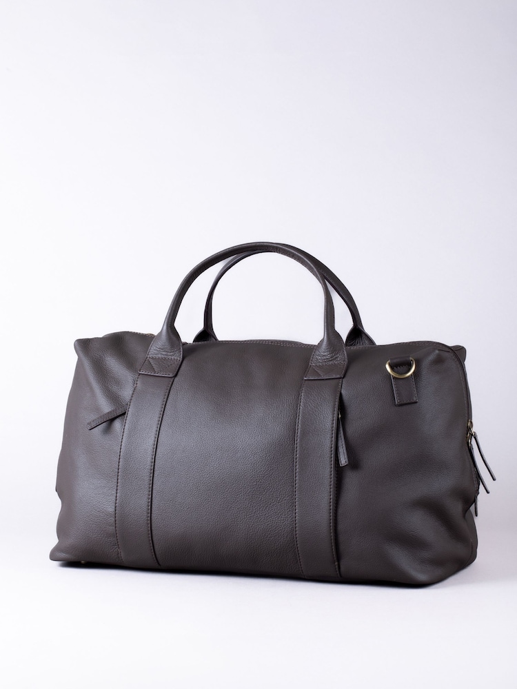 Lakeland Leather Brown Large Shoregill Holdall Bag - Image 2 of 8