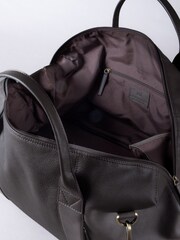 Lakeland Leather Brown Large Shoregill Holdall Bag - Image 4 of 8