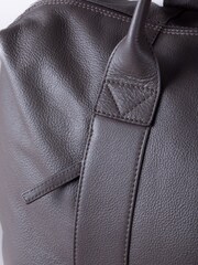 Lakeland Leather Brown Large Shoregill Holdall Bag - Image 8 of 8