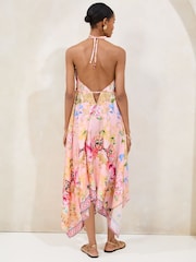 Lipsy Pink Paisley Print Beach Dress - Image 4 of 4