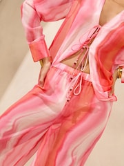 Sheer Wide Leg Beach Trousers - Imagen 4 de 5