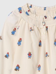 Gap Cream Paddington Ruffle Neck Shirt Top (6mths-5yrs) - Image 3 of 3