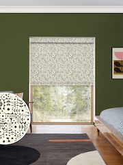 Orla Kiely Vintage Lace Natural Criss-Cross Stem Made to Measure Roller Blind - Image 1 of 6