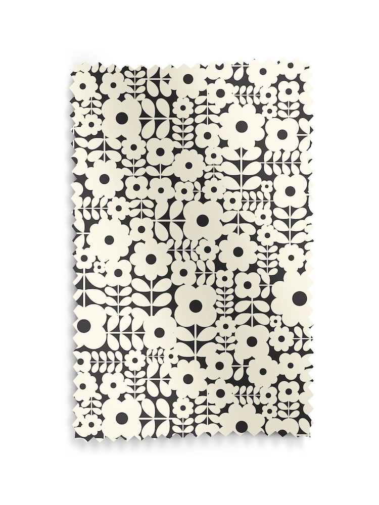 Orla Kiely Vintage Lace Natural Criss-Cross Stem Made to Measure Roller Blind - Image 6 of 6