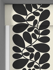 Orla Kiely Black Sycamore Stripe Made to Measure Roller Blind - Image 3 of 6